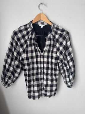Time & tru button front shirt